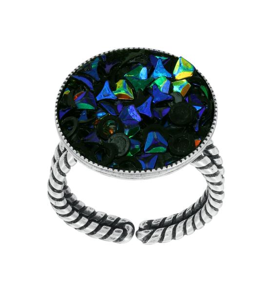 Blau/grün - Studio 54 - Ring von Konplott